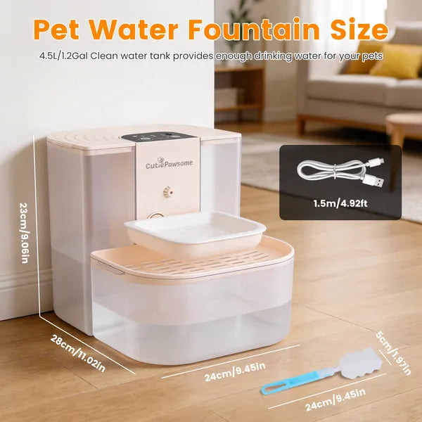 Smart Pet Water Fountain Automatic Cat Water Dispenser