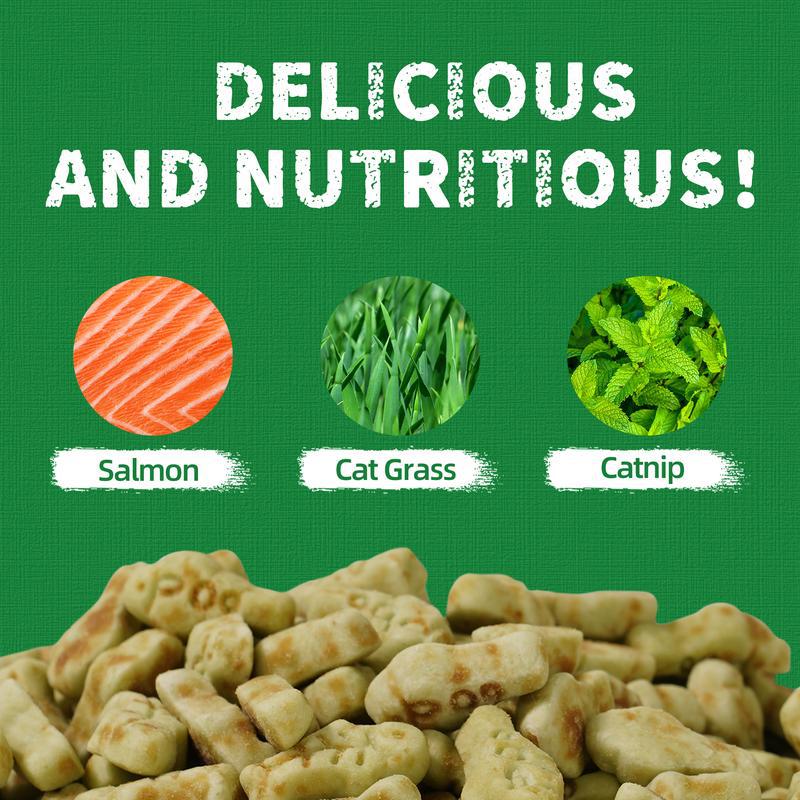Cat Grass Biscuits Snacks and Pet Health Supplements