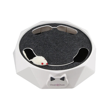 Plush Little Mouse Cat Turntable Automatic Electric Pet