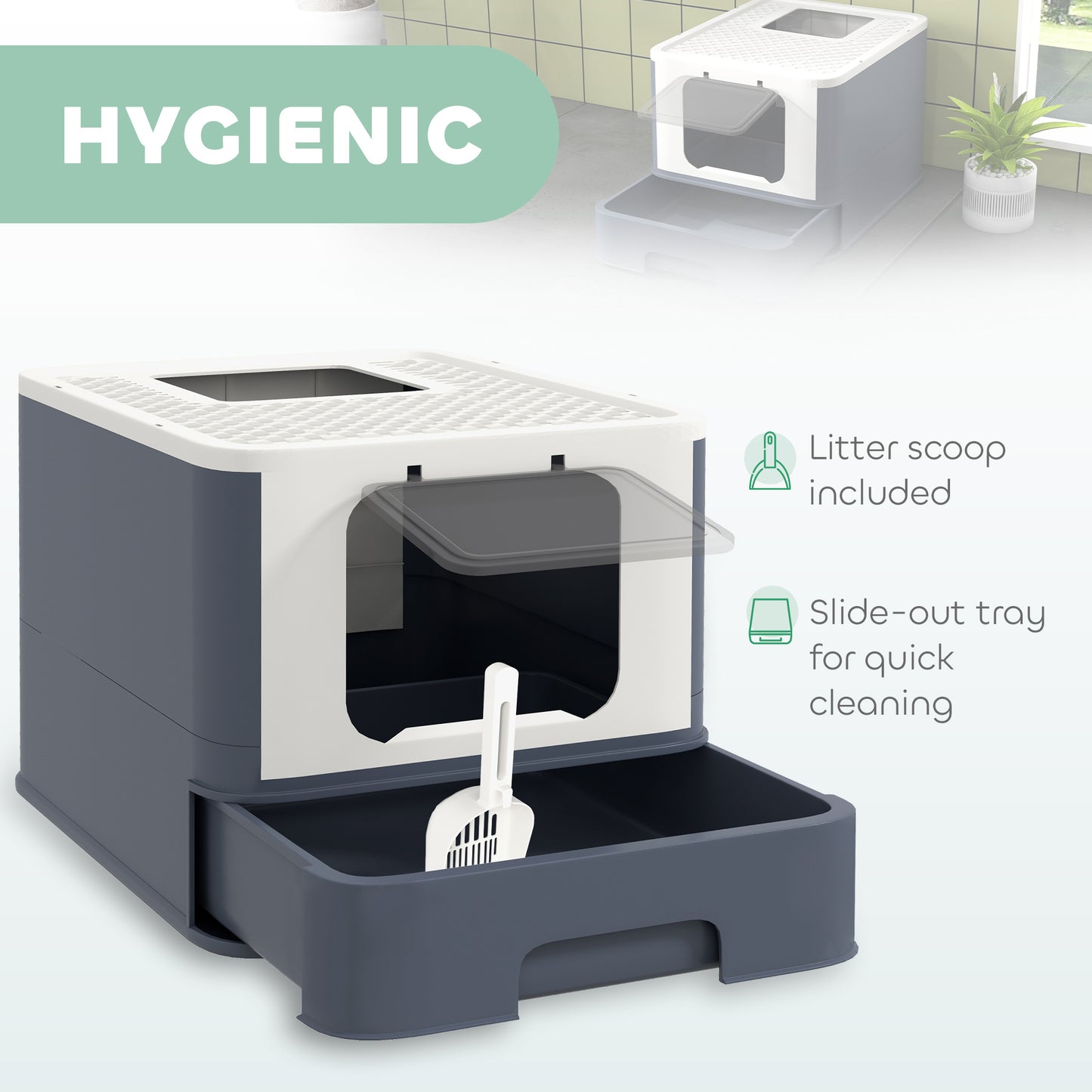 Cat Litter Box with Lid