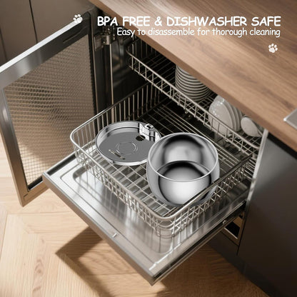 Round Stainless Steel Activated Carbon Filtered Water Dispenser