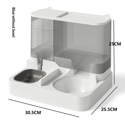 Automatic Feeder and Water Fountain Combo Cat Food