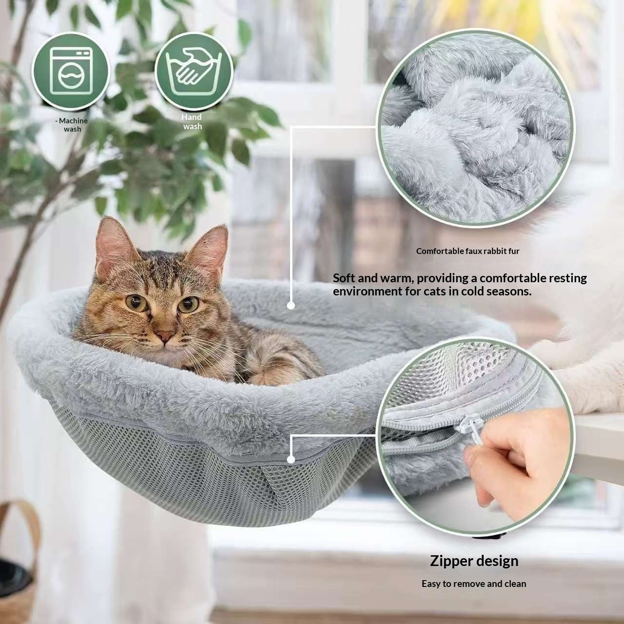Household Folding Computer Desk Cat Bed
