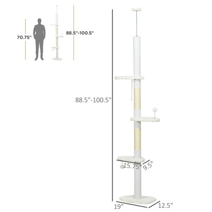 8.4' Floor to Ceiling Cat Tree