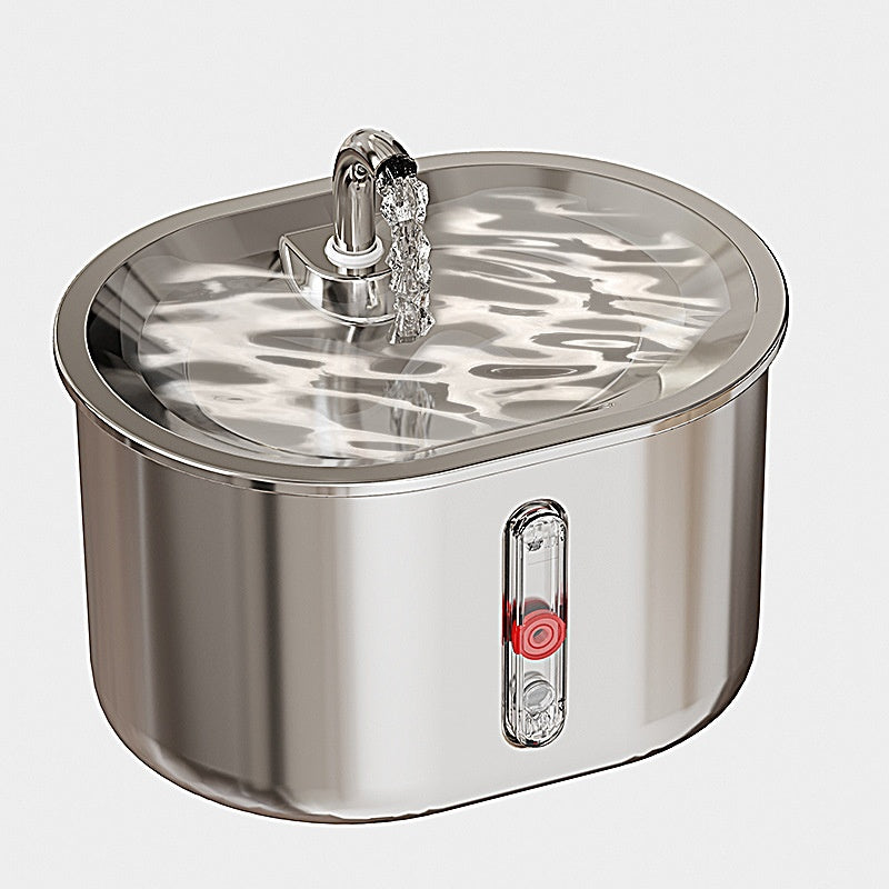 Pet Water Fountain 304 Stainless Steel Circulating Filtration