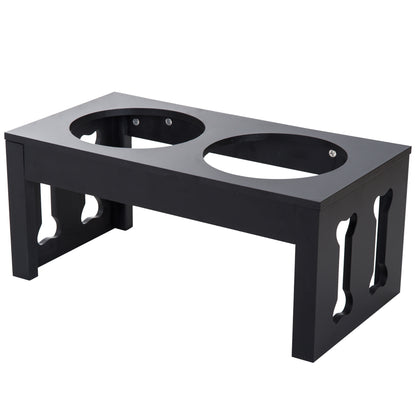 23" Modern Decorative Raised Dog Bowls